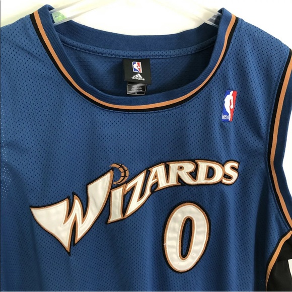 Gilbert Arenas Washington Wizards Jersey 52 Adidas - Picture 4 of 8